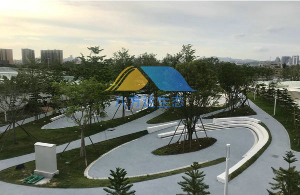 深圳透水沥青工程案例二