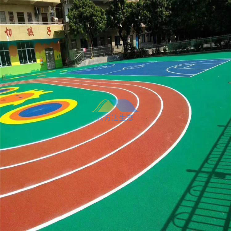深圳市幼儿园区EPDM颗粒地坪案例