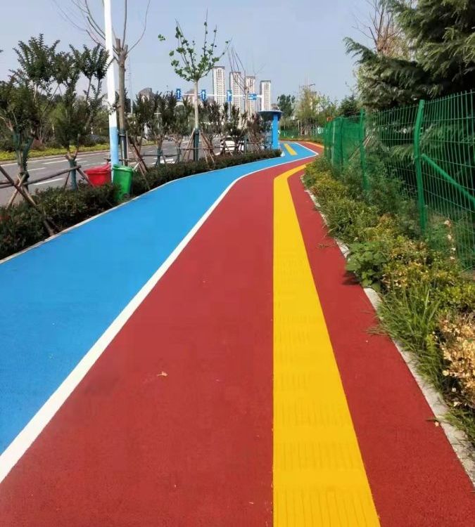 广州彩色强固透水混凝土