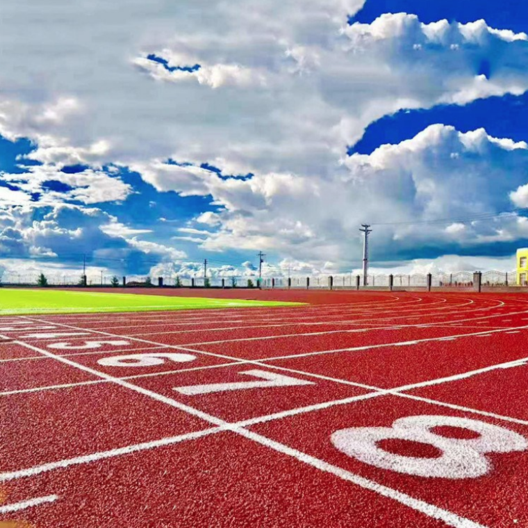 透气型塑胶跑道----田径运动场地跑道案例